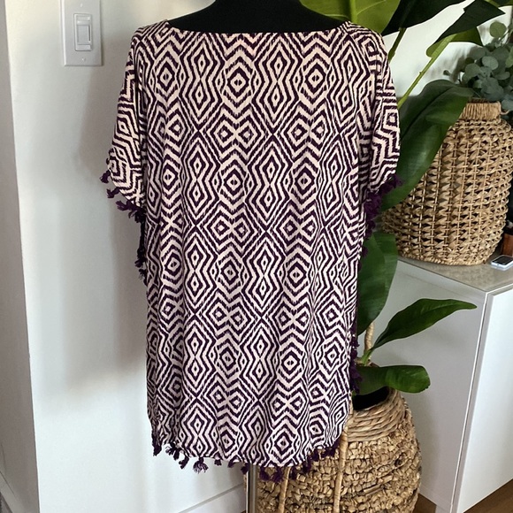 EUC Victoria’s Secret Beach Cover-Up with tassels Sz M - Picture 6 of 9